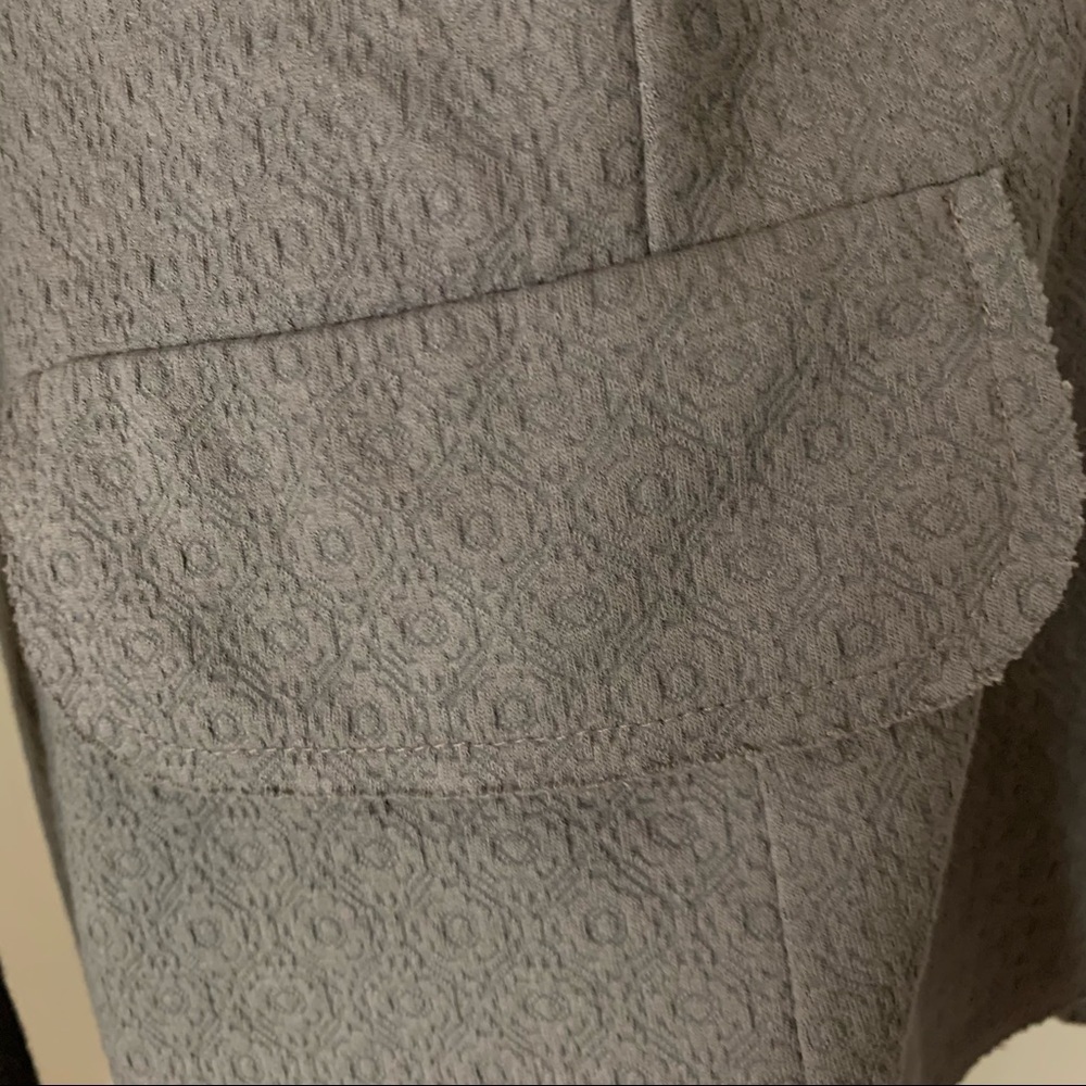 BEATRICE .B Made in Italy Embellished Stretch Textured Zip Front Blazer Size 10 - Picture 8 of 16